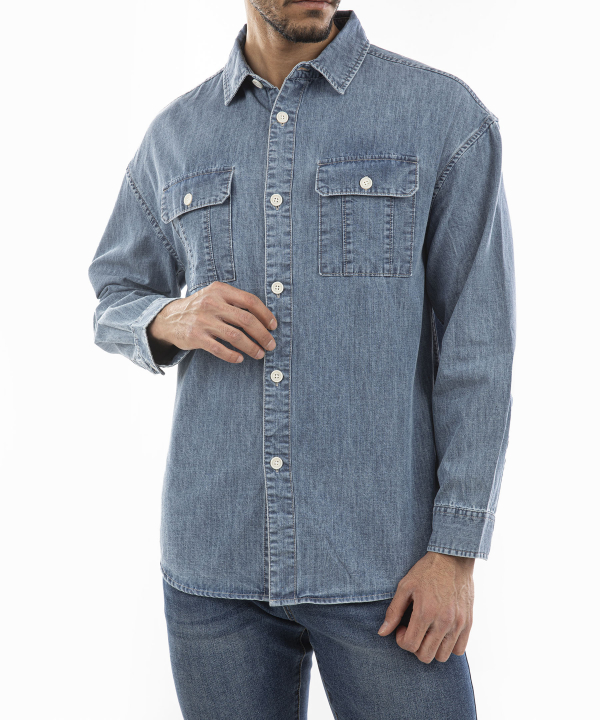 پیراهن آستین بلند مردانه جین وست Jeanswest کد 33131551