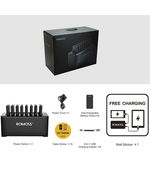 پایه شارژ قابل حمل روموس Romoss مدل Charger Station
