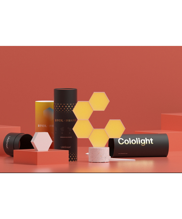 پنل روشنایی هوشمند 6 تایی کولولایت Cololight مدل Pro LS166A6
