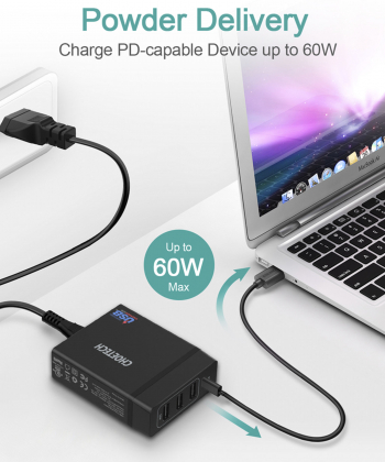 آداپتور 72وات 4پورت چویتک Choetech مدل PD72W-1C3U