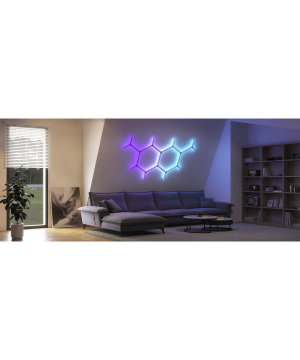 پنل روشنایی هوشمند 7 عددی گووی Govee مدل Glide RGBIC Y Lights H6065