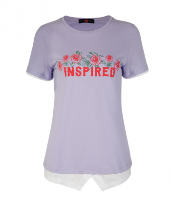 تیشرت یقه گرد زنانه جامه پوش آرا JPA