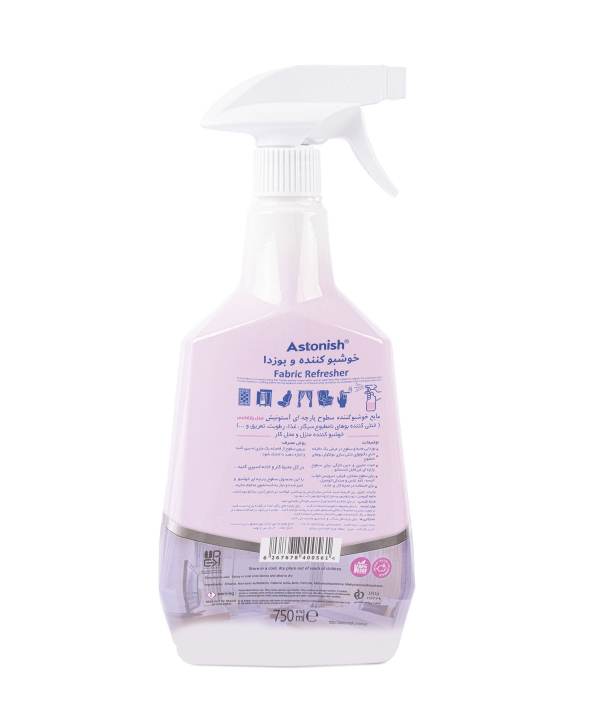 اسپری خوشبوکننده و بوزدا منسوجات آستونیش Astonish حجم 750 میلی لیتر