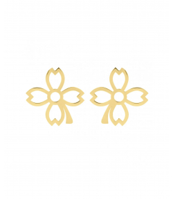 گوشواره طلا 18 عیار اقلیمه Eghlimeh مدل ET763