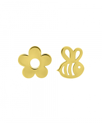 گوشواره طلا 18 عیار اقلیمه Eghlimeh مدل ET1069