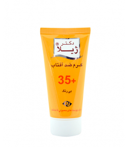 کرم ضدآفتاب بی رنگ SPF35 دکتر ژیلا Dr. Jila وزن 50 گرم