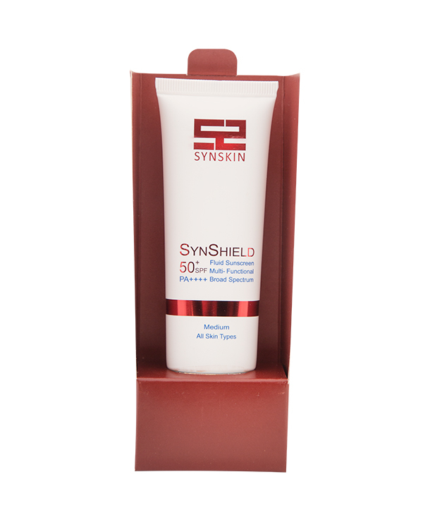 کرم ضدآفتاب مدیوم SPF50 ساین اسکین Syn Skin وزن 50 گرم