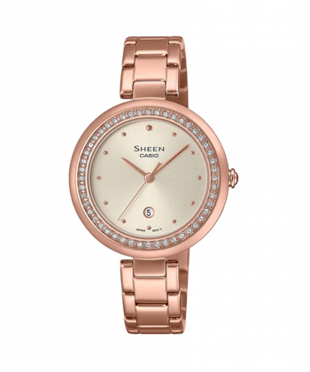 ساعت مچی عقربه  ای زنانه کاسیو Casio مدل SHE-4556PG-7AUDF