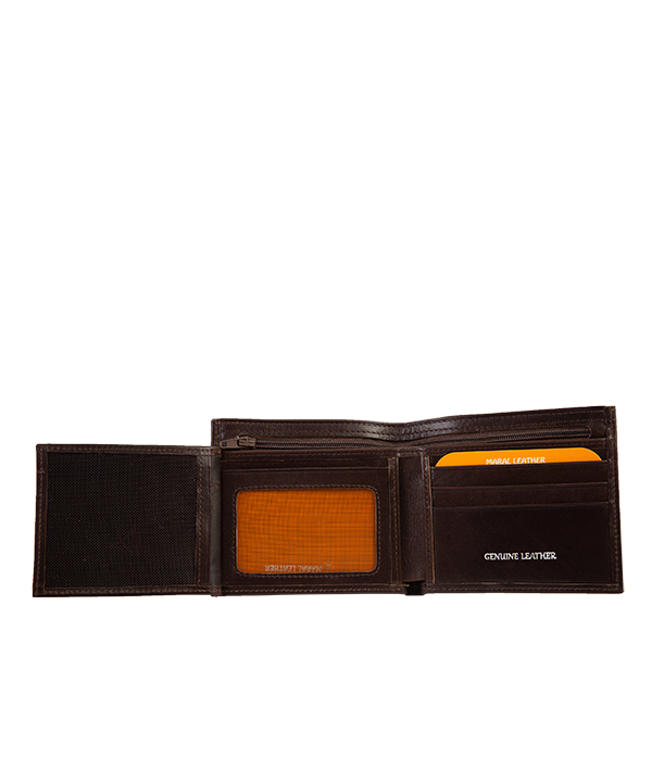 کیف پول چرم مردانه مارال چرم Maral Leather مدل آدلی