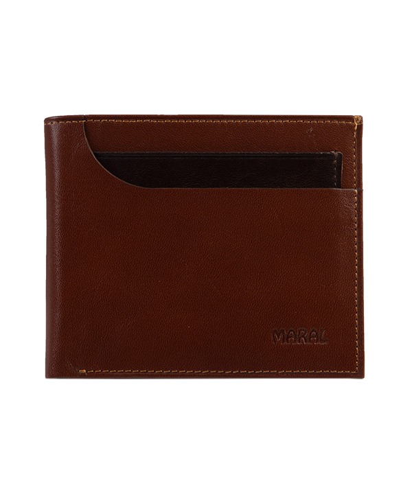 کیف پول مردانه جیبی مارال چرم Maral Leather مدل بامداد