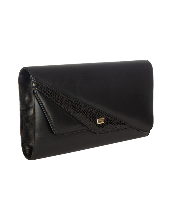 کیف مجلسی زنانه چرم مارال Maral Leather مدل راحیل - مشکی