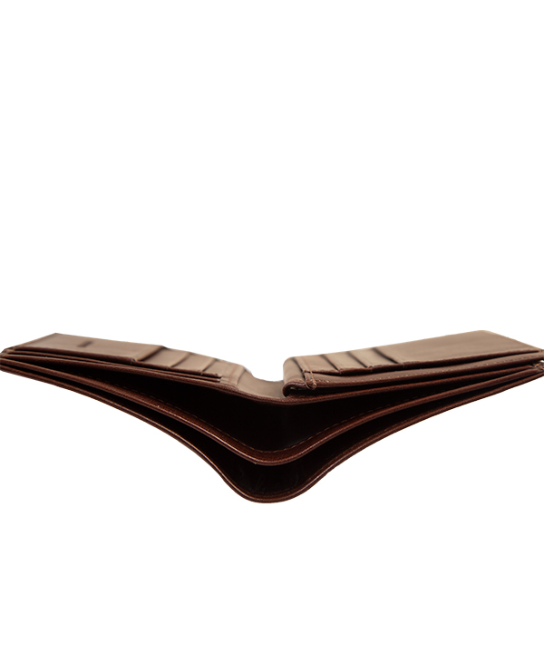 کیف پول چرم مردانه مارال چرم Maral Leather مدل پویا با رنگ قهوه ای