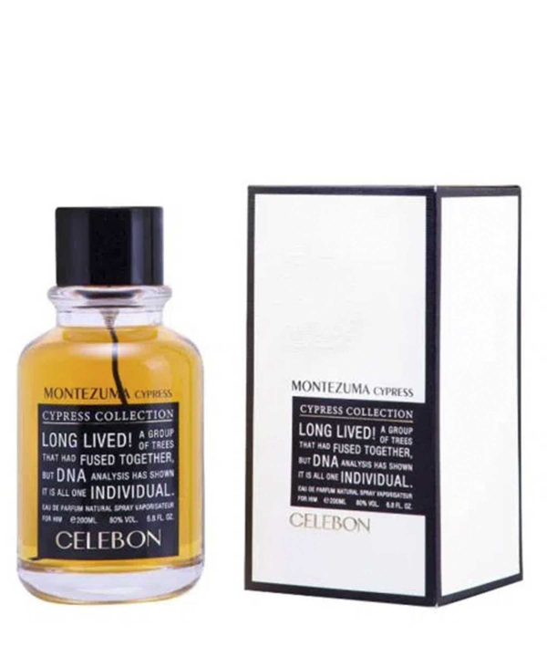 ادوپرفیوم سلبون Celebon مدل MONTEZUMA - CYPRESS COLLECTION حجم 200 میلی لیتر
