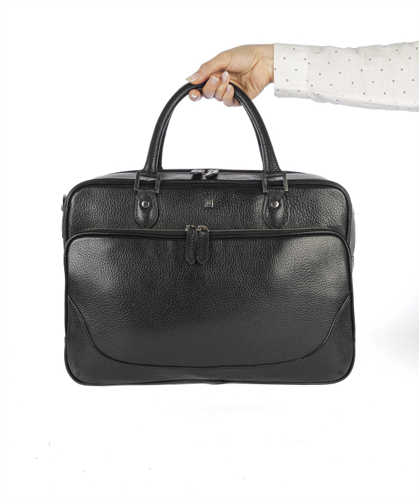 کیف چرم طبیعی مردانه چرم نفیس Nafis Leather مدل 4200032