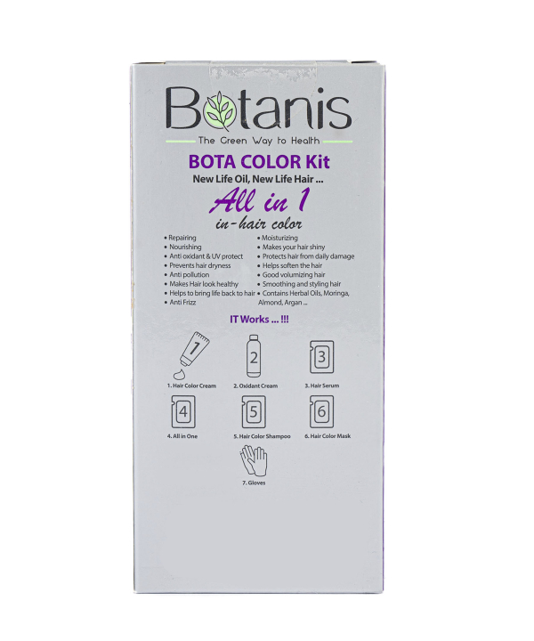 کیت رنگ مو بوتانیس Botanis حجم 60 میلی لیتر
