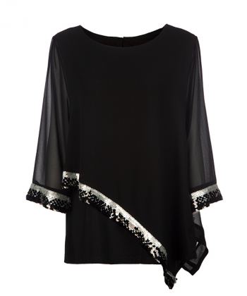 بلوز زنانه مجلسی سایز بزرگ سرژه Serge