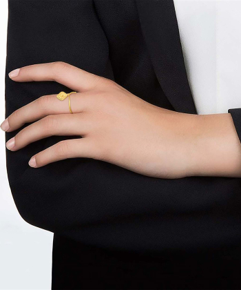 انگشتر مفتولی مربع کیا گالری Kia Gallery کد RM328