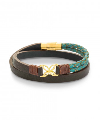 دستبند چرمی پروانه ای کیا گالری Kia Gallery کد BM061