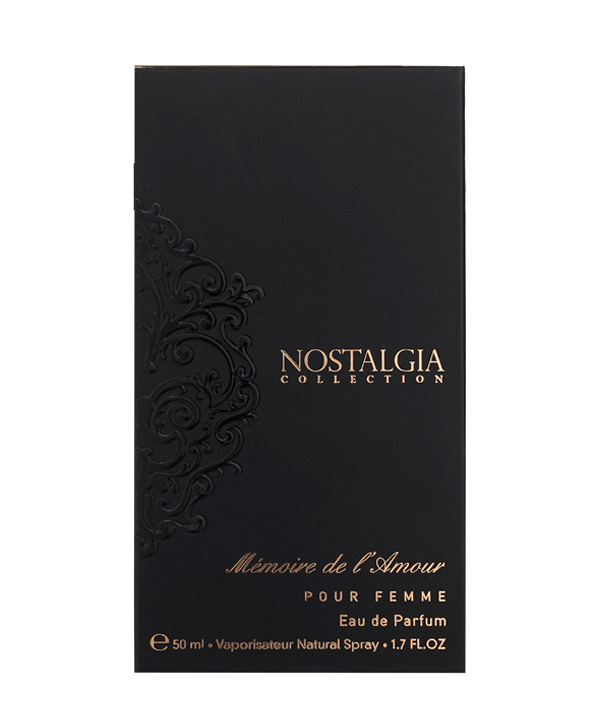 ادوپرفیوم زنانه نوستالژیا کالکشن Nostalgia Collection مدلMemoire de l Amour حجم 50 میلی لیتر