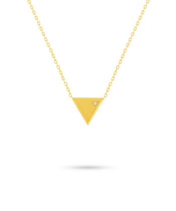 گردنبند مثلث تک نگین کیا گالری Kia Gallery کد NM230