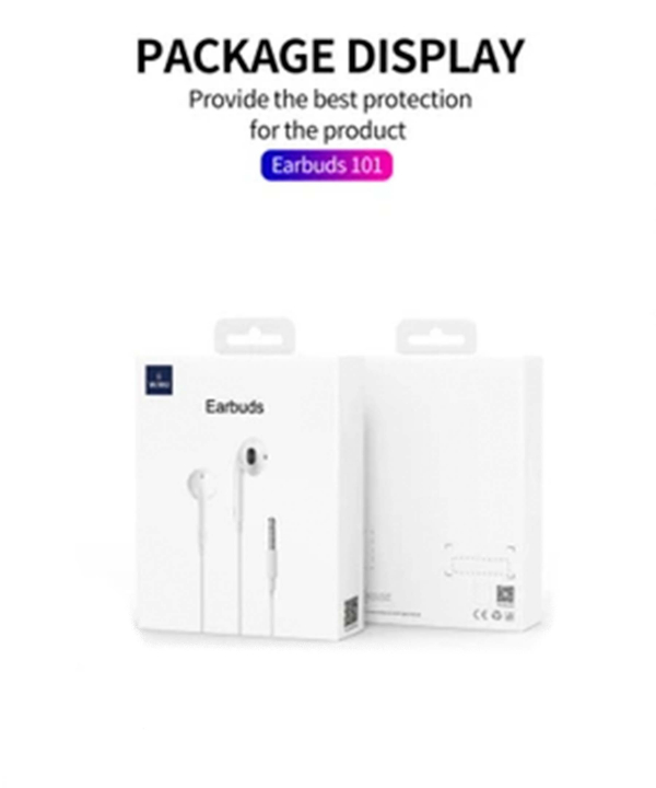 هندزفری سیمی با جک 3.5 میلی‌متری ویوو Wiwu Earbuds 3.5Mm Audio Connector Eb101