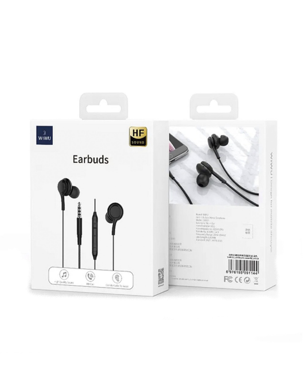 هندزفری سیمی با جک 3.5 میلی‌متری ویوو WiWU EB310 3.5mm Audio Jack Stereo Earbuds