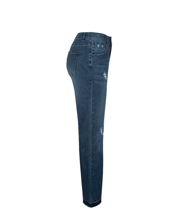 شلوار جین زنانه زاپ دار دمپا آزاد جین وست Jeanswest