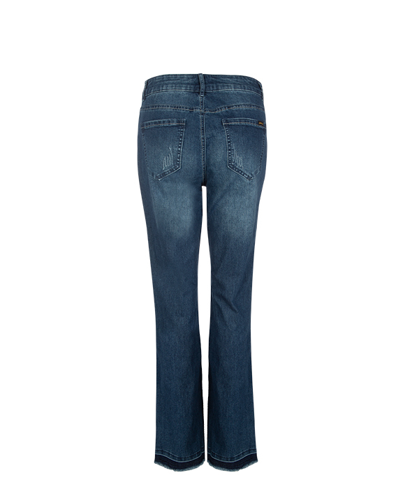 شلوار جین زنانه زاپ دار دمپا آزاد جین وست Jeanswest