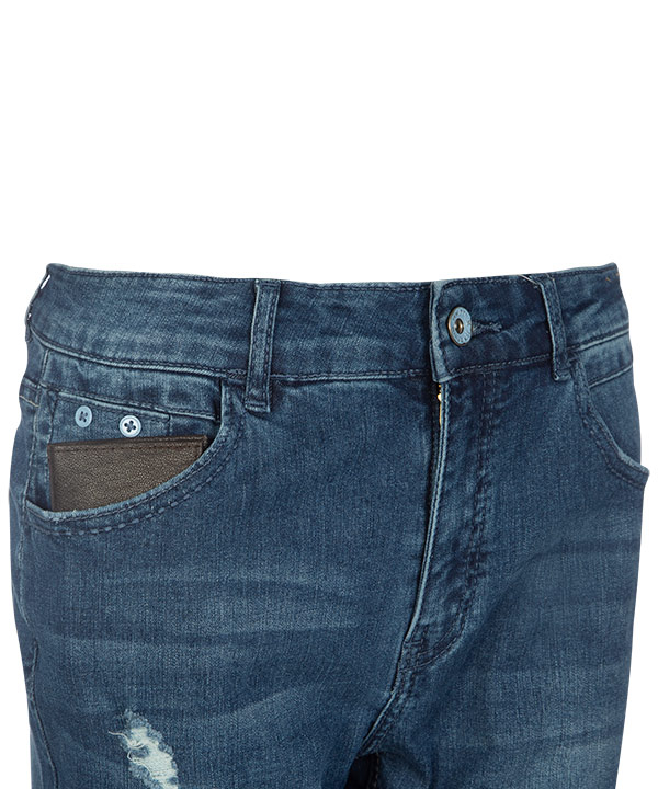 شلوار جین زنانه زاپ دار دمپا آزاد جین وست Jeanswest