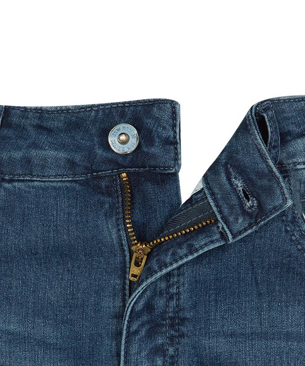 شلوار جین زنانه زاپ دار دمپا آزاد جین وست Jeanswest