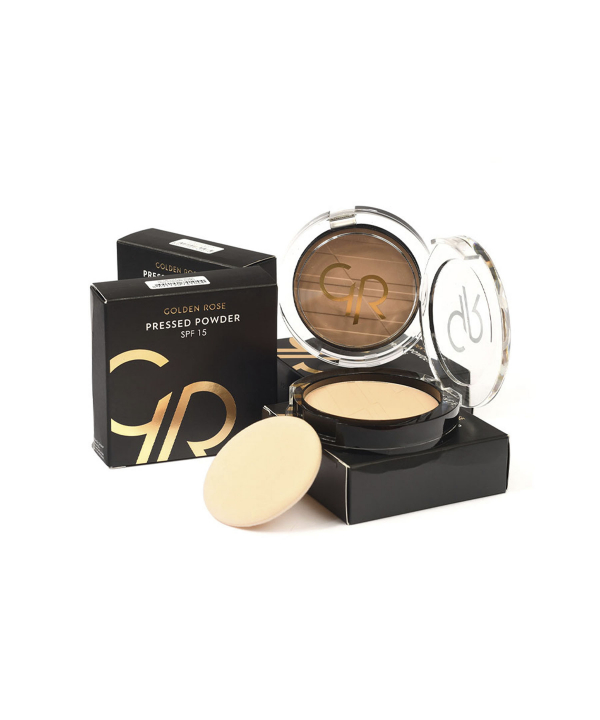 پنکک با Spf 15 گلدن رز Golden Rose مدل Pressed Powder