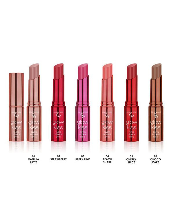 تینت بالم لب گلدن رز Golden Rose مدل Glow Kiss وزن 3 گرم