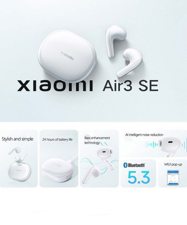 هندزفری بلوتوث شیائومی مدل Mi Air 3 se