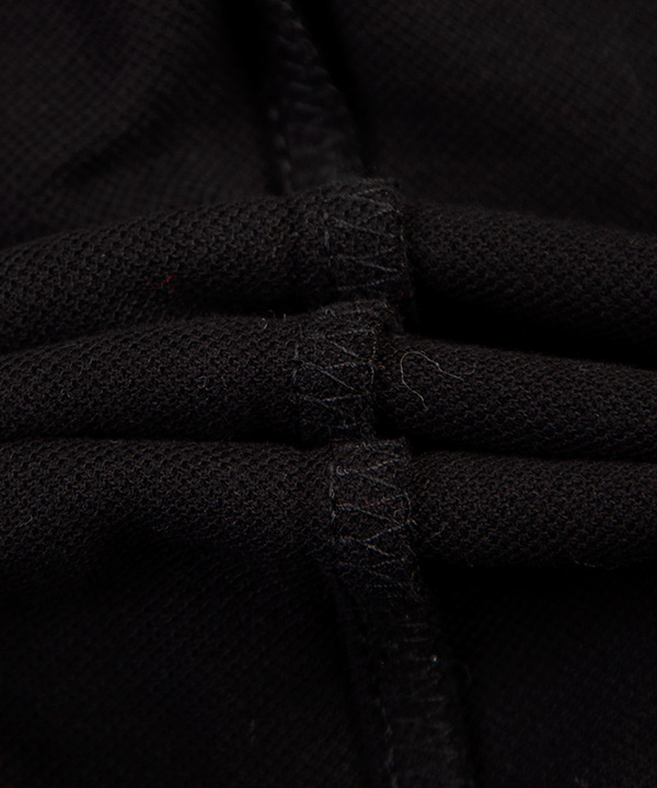 تیشرت مردانه مشکی یقه برگردان جوتی جینز Jooti Jeans