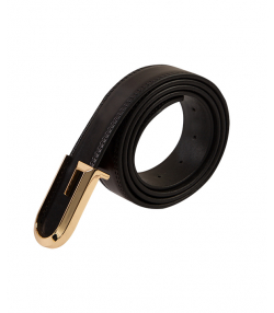 کمربند ساده مردانه مارال چرم Maral Leather کد 63 - مشکی