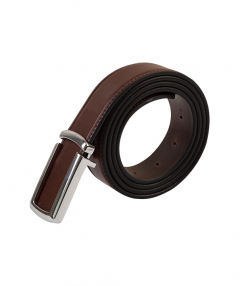 کمربند ساده مردانه مارال چرم Maral Leather کد 62 - قهوه ای
