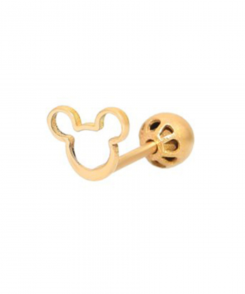 پیرسینگ گوش میکی موس میو گلد Mio Gold کد E1208