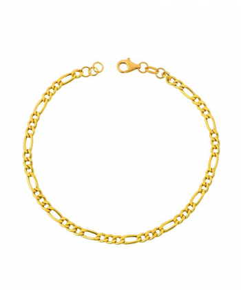 دستبند فیگارو 5 میلی متری(زنانه و مردانه) میو گلد Mio Gold کد BR879