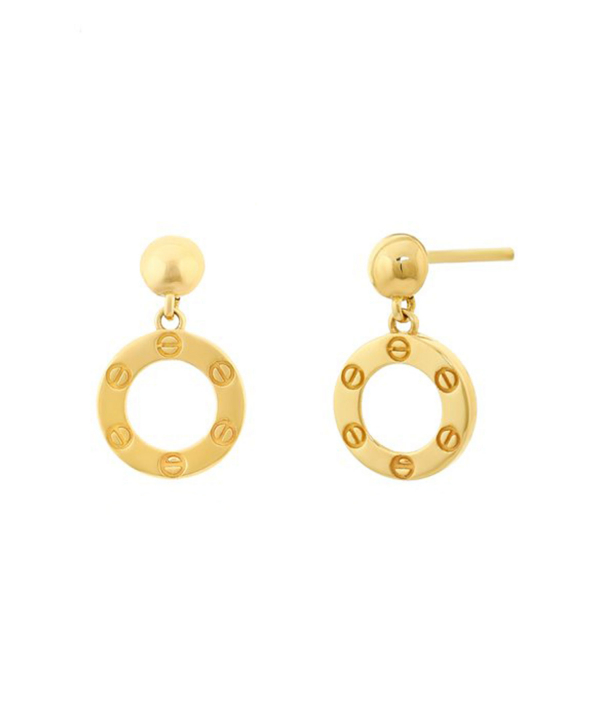 گوشواره کارتیه میو گلد Mio Gold کد E1063