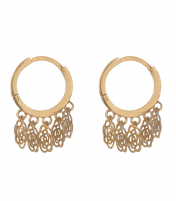 گوشواره گل رز میوگلد Mio Gold کد E546