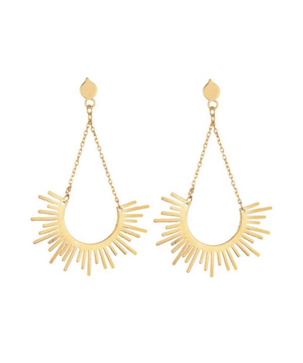 گوشواره خورشید میو گلد Mio Gold کد E578