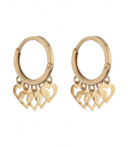 گوشواره پولکی میو گلد Mio Gold کد E748
