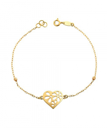 دستبند قلب میو گلد Mio Gold کد BR675