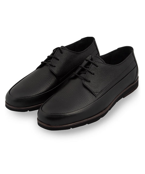 کفش مردانه بند دار کلاسیک چرم طبیعی مارال چرم Maral Leather مدل دونا