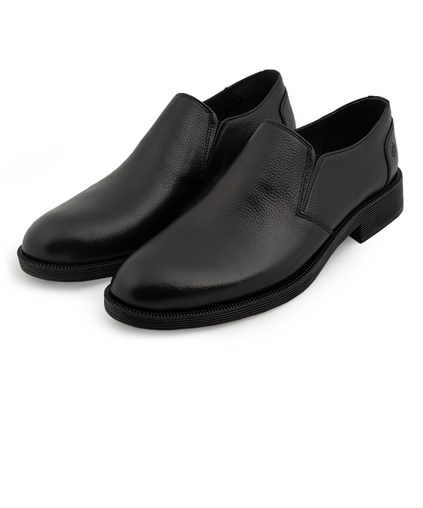 کفش مشکی بدون بند مارال چرم Maral Leather کد 108