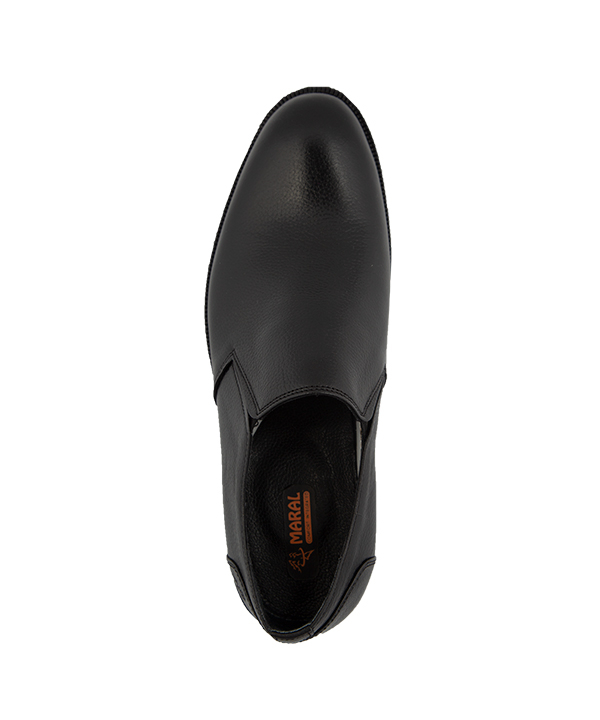 کفش مشکی بدون بند مارال چرم Maral Leather کد 108