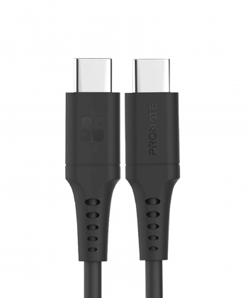 کابل USB-C شارژ سریع پرومیت مدل POWERLINK-CC200.BLACK به طول 2 متر