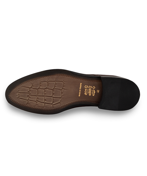 کفش مردانه رسمی بروژ بند دار مارال چرم Maral Leather مدل مونیخ