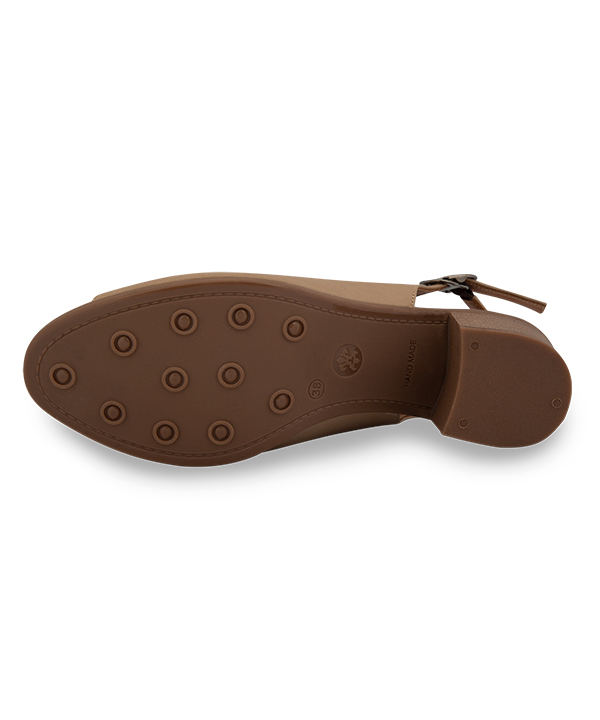 صندل زنانه پاشنه بلند بند دار مارال چرم Maral Leather مدل تینوس