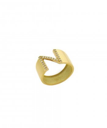 انگشتر N میو گلد Mio Gold کد R1256